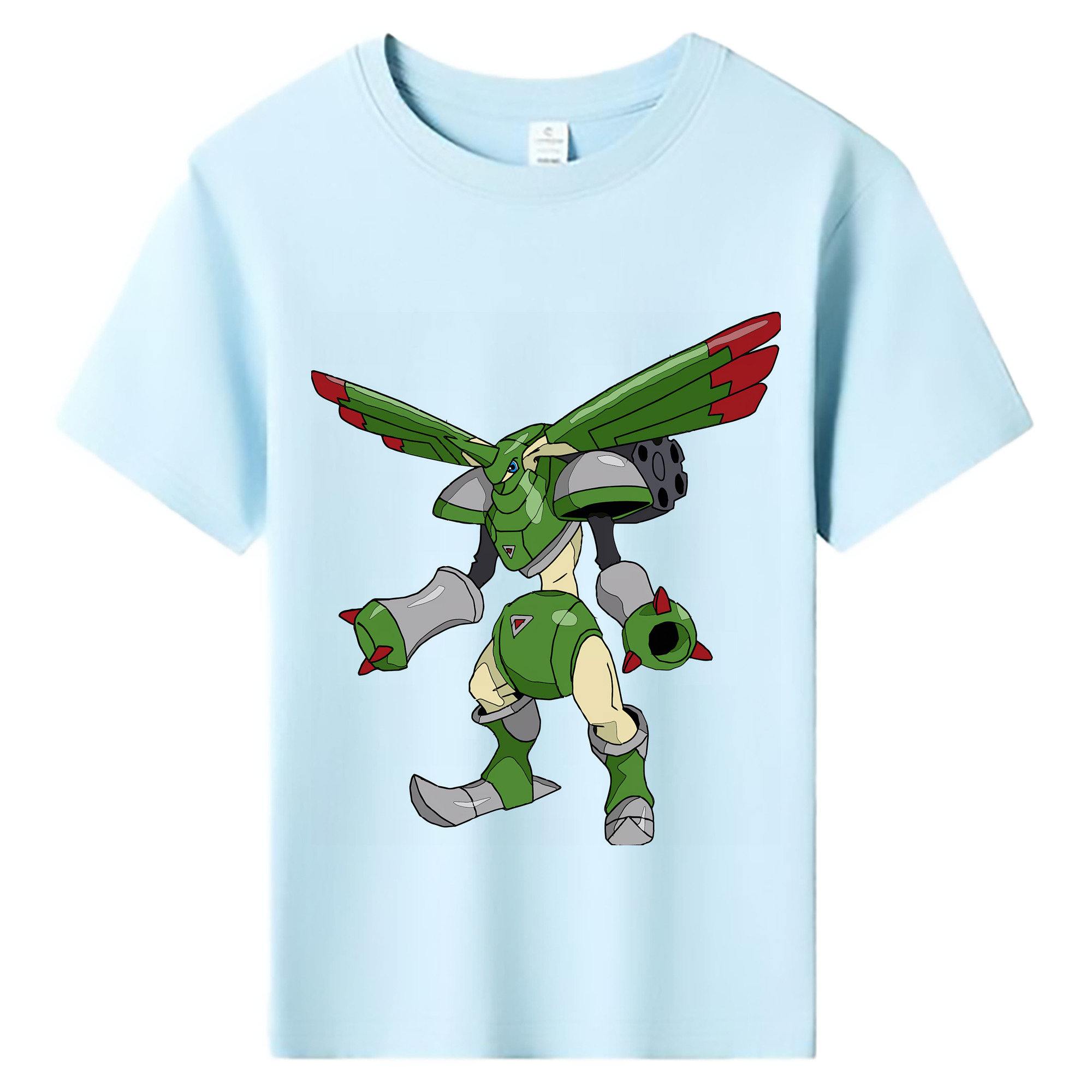 （画像用） Digimon デジタルモンスター/デジモン 綿100％キッズTシャツ（フロントプリント）